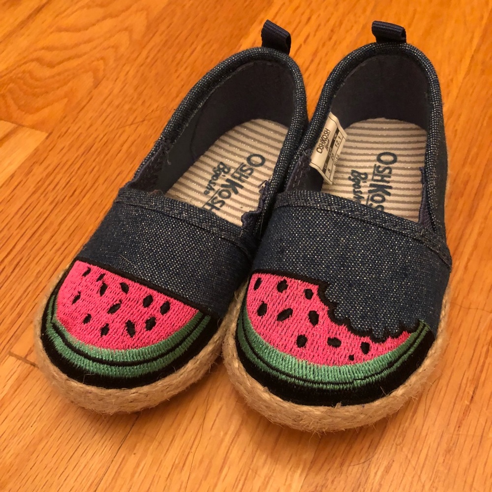 Watermelon shoes, toddler size 6